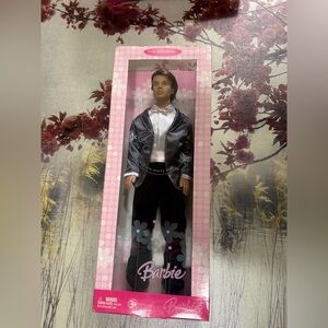Barbie Ken Doll in Elegant Gray and Black Outfit